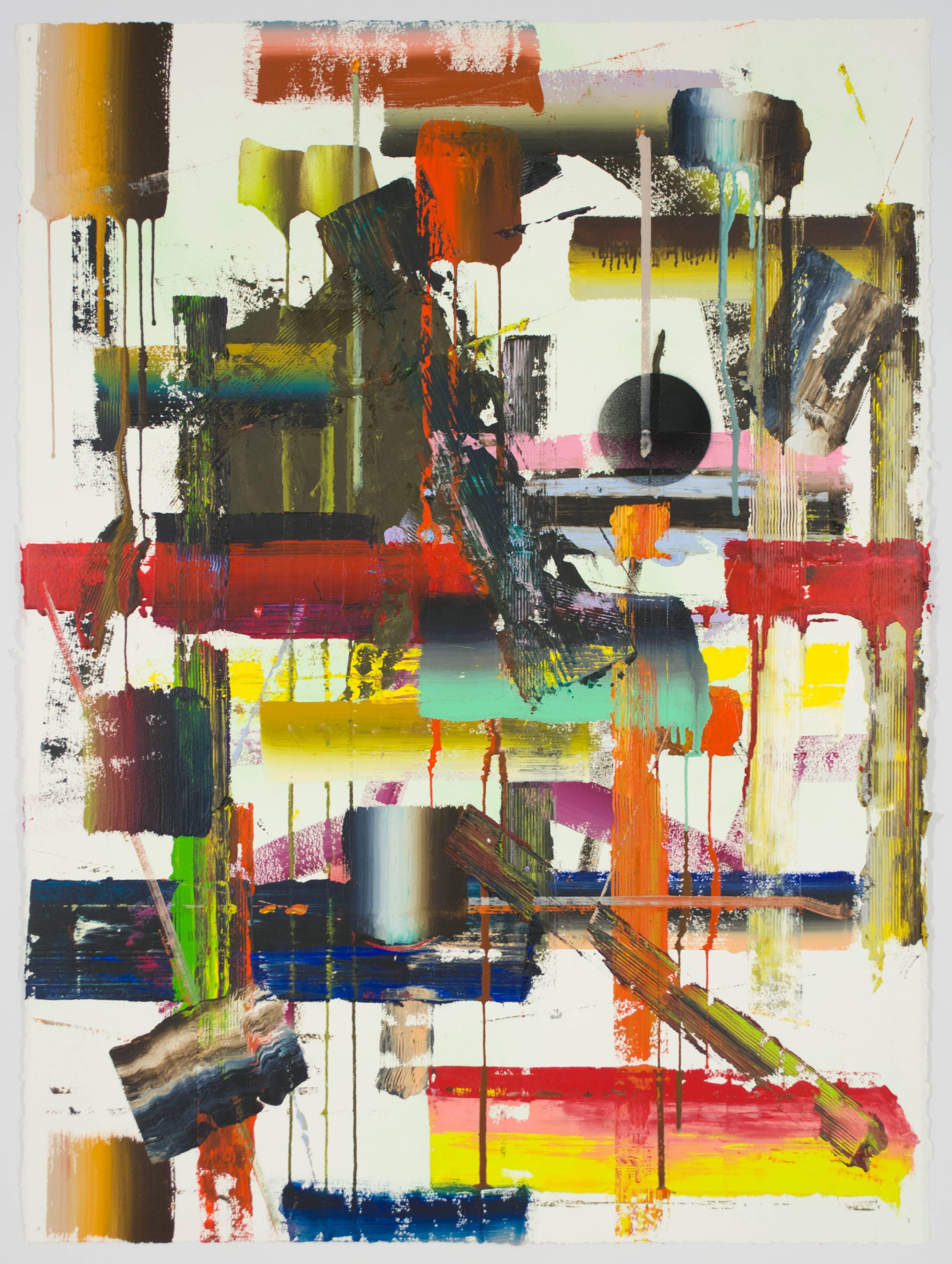 Jeff Perrott Abstract Painting - Head VIII