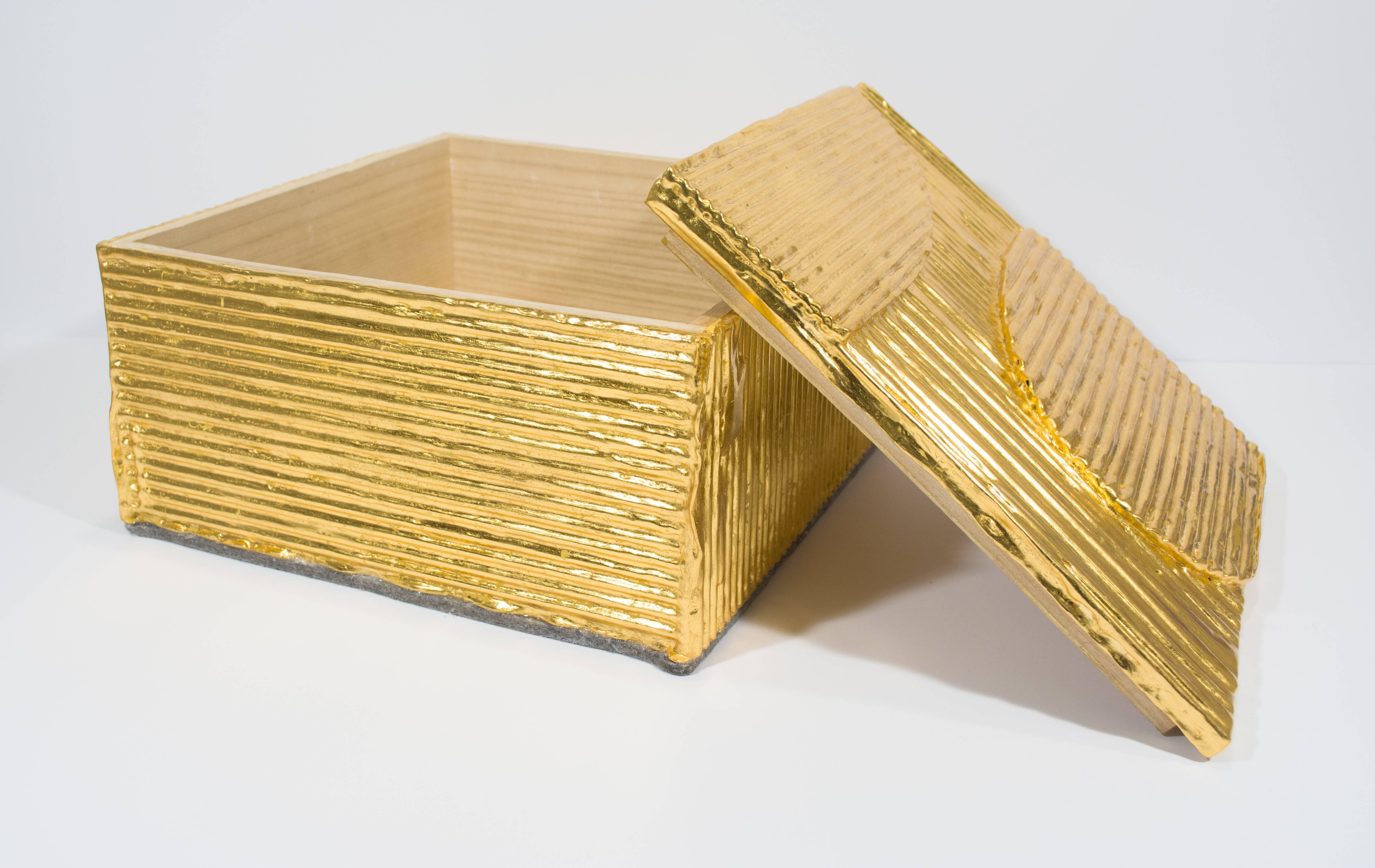 Red Gold Cardboard Box 1