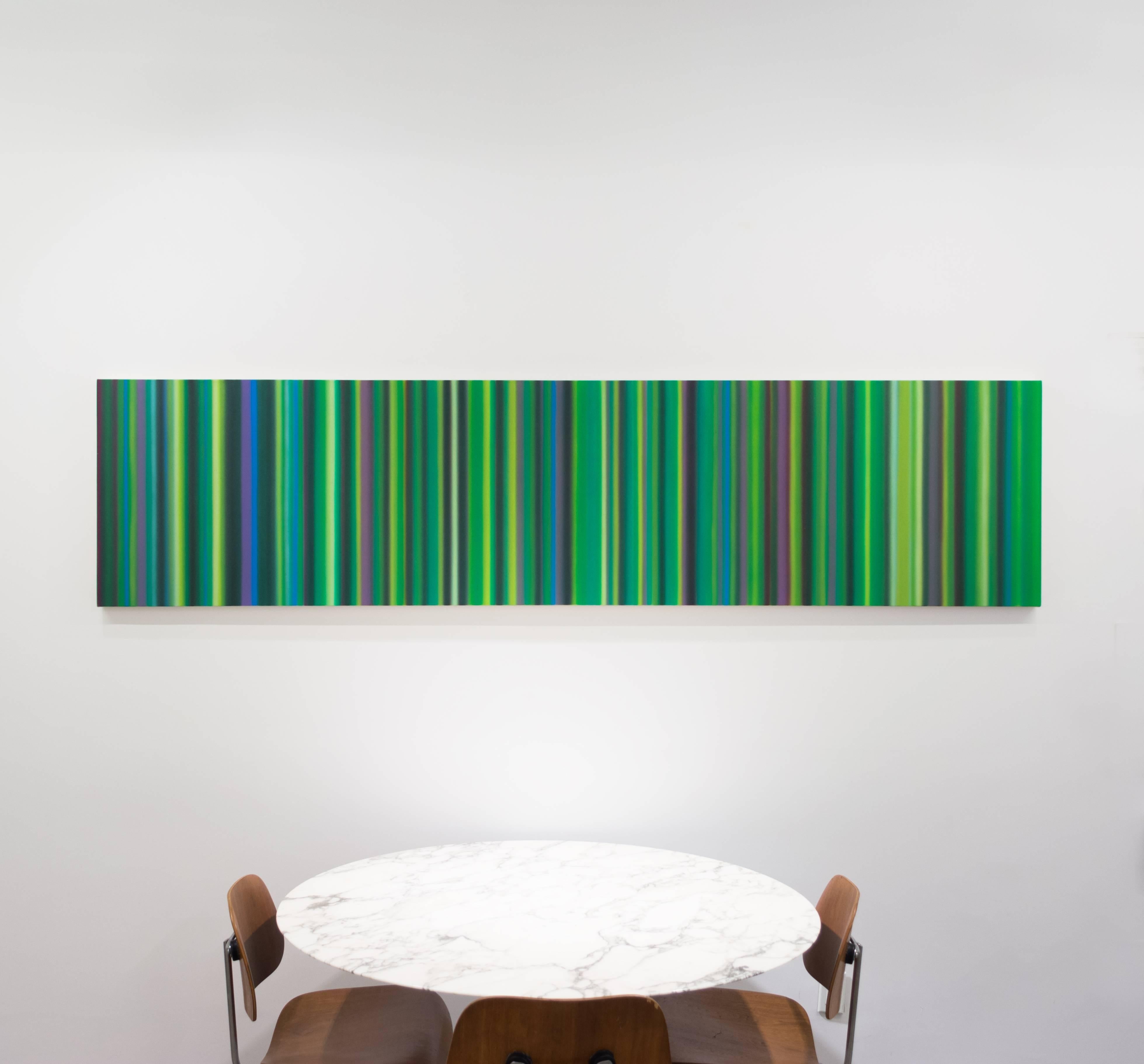 Tim Bavington Abstract Painting - Green (Onions)