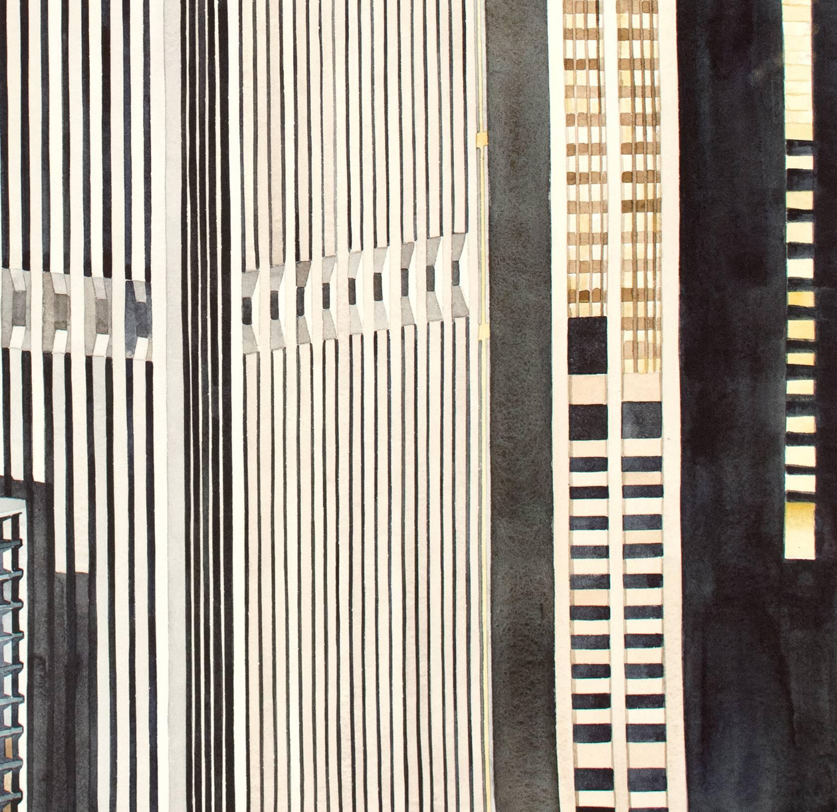 Lower Manhattan From 1200' - Art by Amy Park