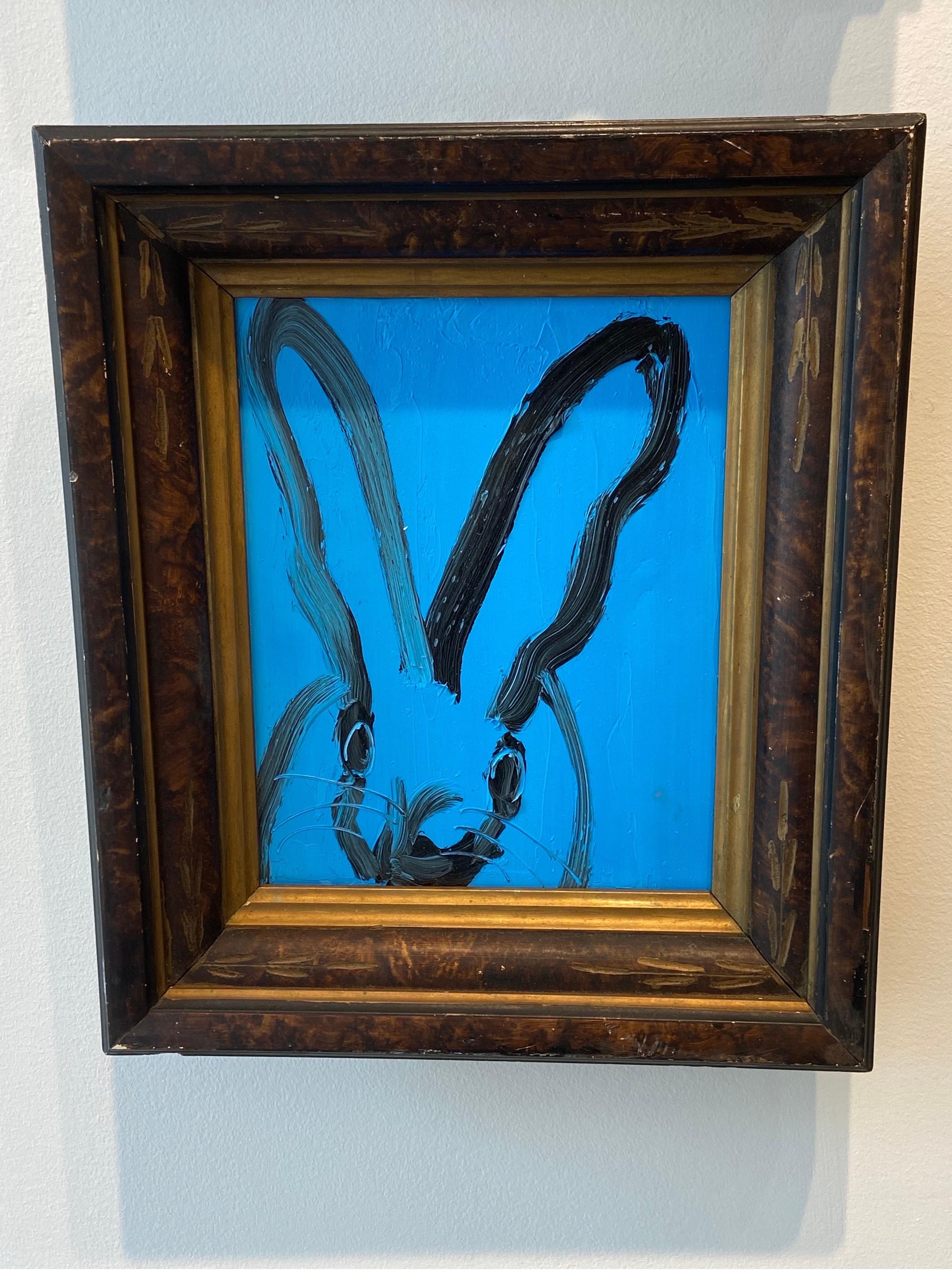 Ragazzo blu - Painting di Hunt Slonem