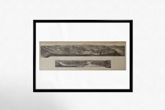 Panorama original des Alpes suisses (Rigi-Kulm), vers 1885, par C. Bertrand