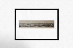 Panorama original des Alpes suisses, représentant le mont Pilatus, réalisé vers 1885 par C. Bertrand