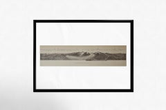 Vers 1885. Panorama original des Alpes suisses : l'Eggishorn et le glacier d'Aletsch, par C. Bertrand