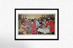 Um 1910: Original-Jagdplakat aus der französischen Belle Époque von Albert Guillaume