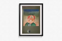 1991 Original Jean-Michel Folon Green Way Space to Live? Ecology Poster