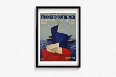 1940 Original Paul Colin France d'Outre-Mer Grand Palais Colonial Poster