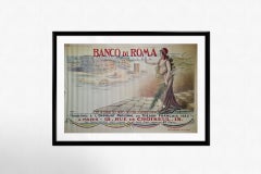 Circa 1920 Original Poster by Orth Banco di Roma French National Loan