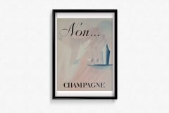 1932 Original Poster by Paul Iribe Non... Champagne French Art Deco Advertising