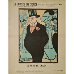 Originalplakat von Auguste Roubille, „Prinz von Wales“, um 1900