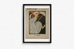 Circa 1900 Original Poster by Auguste Roubille Empress Dowager Cixi