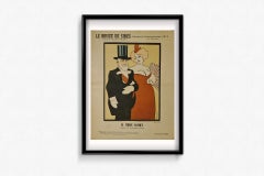 Circa 1900 Original Poster by Auguste Roubille President Émile Loubet