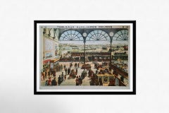 Circa 1900 Original Poster by Émile Poissonnié Delmas No. 12 Railway Station