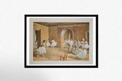 Circa 1950 Original Poster After Edgar Degas Paris Opera Ballet Lithograph