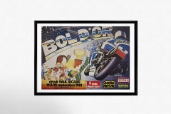1981 Original Poster by Cousin & Berthaud Bol d'Or Paul Ricard Motorcycle