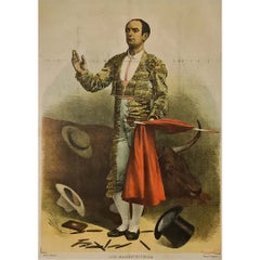 Circa 1900 Original Illustrated Document by Daniel Perea Luis Mazzantini