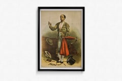 Circa 1900 Original Illustrated Document by Daniel Perea Luis Mazzantini