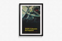 1968 Original French Movie Poster 2001 A Space Odyssey by Robert McCall