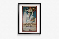 Original Poster by Leocadio Muro Urriza Bare-Hand Basque Pelota