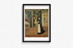 Circa 1900 Original French Poster Pâtes Alimentaires aux Oeufs Croix d'Or
