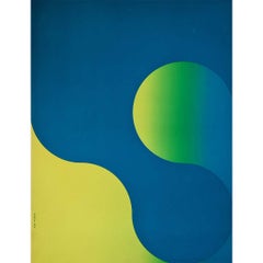 1970 Original Avant la Lettre Poster by Jean Widmer Nouveaux Espaces