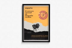 1968 Original Spain Tourism Photography Contest Screenprint Poster