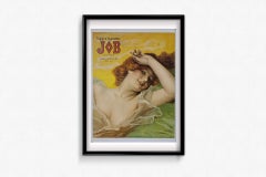Circa 1900 Original JOB Poster by Daniel Hernández, Cigarette Paper