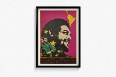 1980 OSPAAAL Heroic Guerrilla Poster by Rafael Enríquez