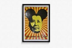 Circa 1980 Welcome to China Mickey Mao Original Poster