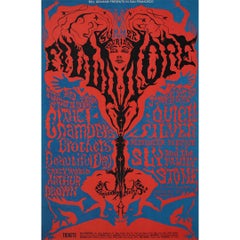 1968 Lee Conklin Chambers Brothers Fillmore Concert Poster BG-125