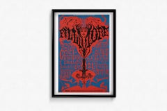 1968 Lee Conklin Chambers Brothers Fillmore Concert Poster BG-125