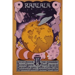 1967 Michael Wood Ramlala Steve Miller Poster, Pyxis Studios