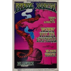 1969 Greg Irons Procol Harum Fillmore West Original Concert Poster