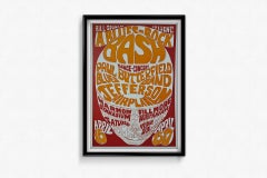 1966 Wes Wilson Butterfield Jefferson Airplane Concert Poster BG-3