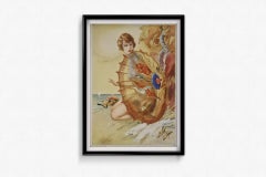 Cartel original de Georges Villa, «L’Élégante», de alrededor de 1930