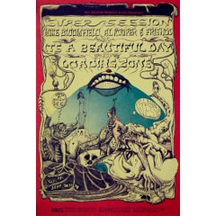 1968 Original Poster by Lee Conklin Bloomfield Kooper BG-138