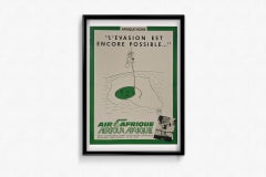 1983 Original Poster by Piem Air Afrique Airtour Afrique