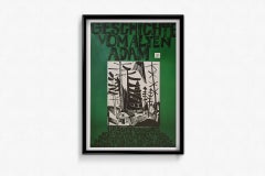 1973 Poster “La storia del vecchio Adamo”, ispirato a Karl Schmidt-Rottluff
