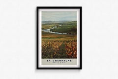 1961 Original Poster by Boquet La Champagne Vallée de la Marne