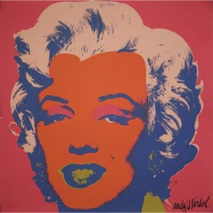 1986 Numbered Marilyn Monroe Poster after Andy Warhol