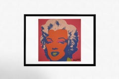 1986 Numbered Marilyn Monroe Poster after Andy Warhol