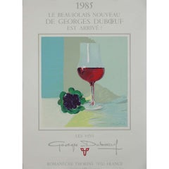 1985 Original Beaujolais Nouveau Poster by Roger Muhl