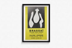 1972 Original Brassaï Exhibition Poster Galerie Verrière