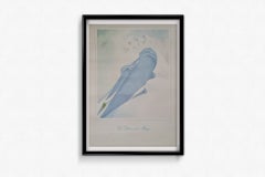 Circa 1980 Original Les Dômes de Miage Poster by Samivel