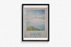 Circa 1980 Original Savoie Toit de la France Poster by Samivel