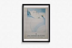 Circa 1980 Original Parc National des Écrins Poster by Samivel