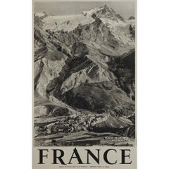Circa 1955 Original Massif de la Meije Poster by Touring Club de France