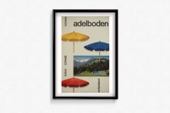Originalplakat aus Adelboden, um 1960, Foto: Walter Studer