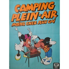 1973 Original Disney Camping Poster by O.G.E.P.