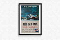 Cartel original de 1970 de la carrera «1000 km de París», obra de Beligond